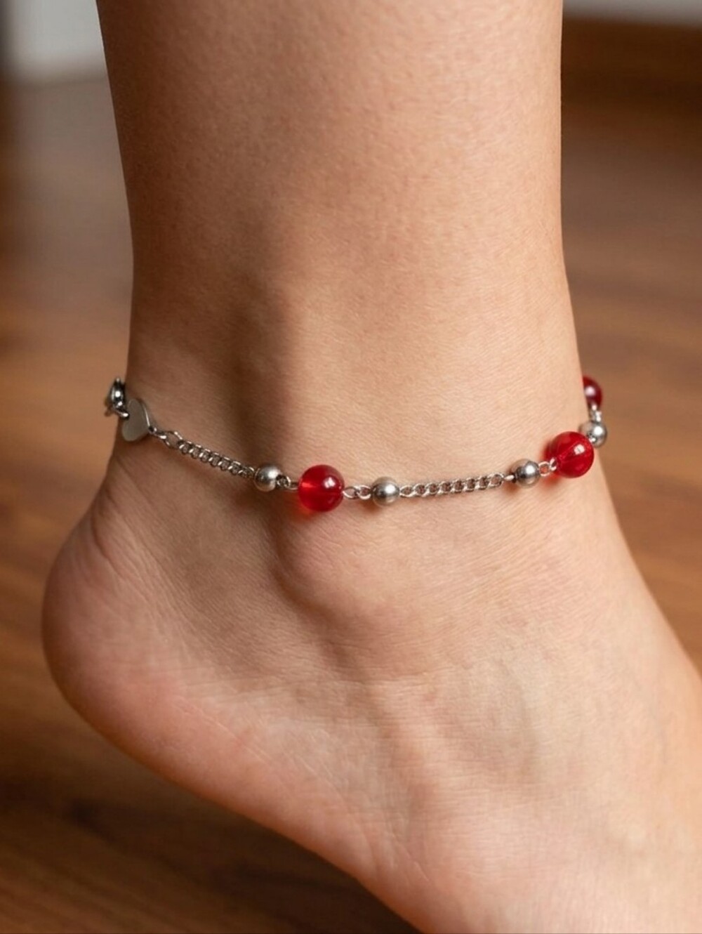 Anklet Leg Necklace Stainless  Steel 11"